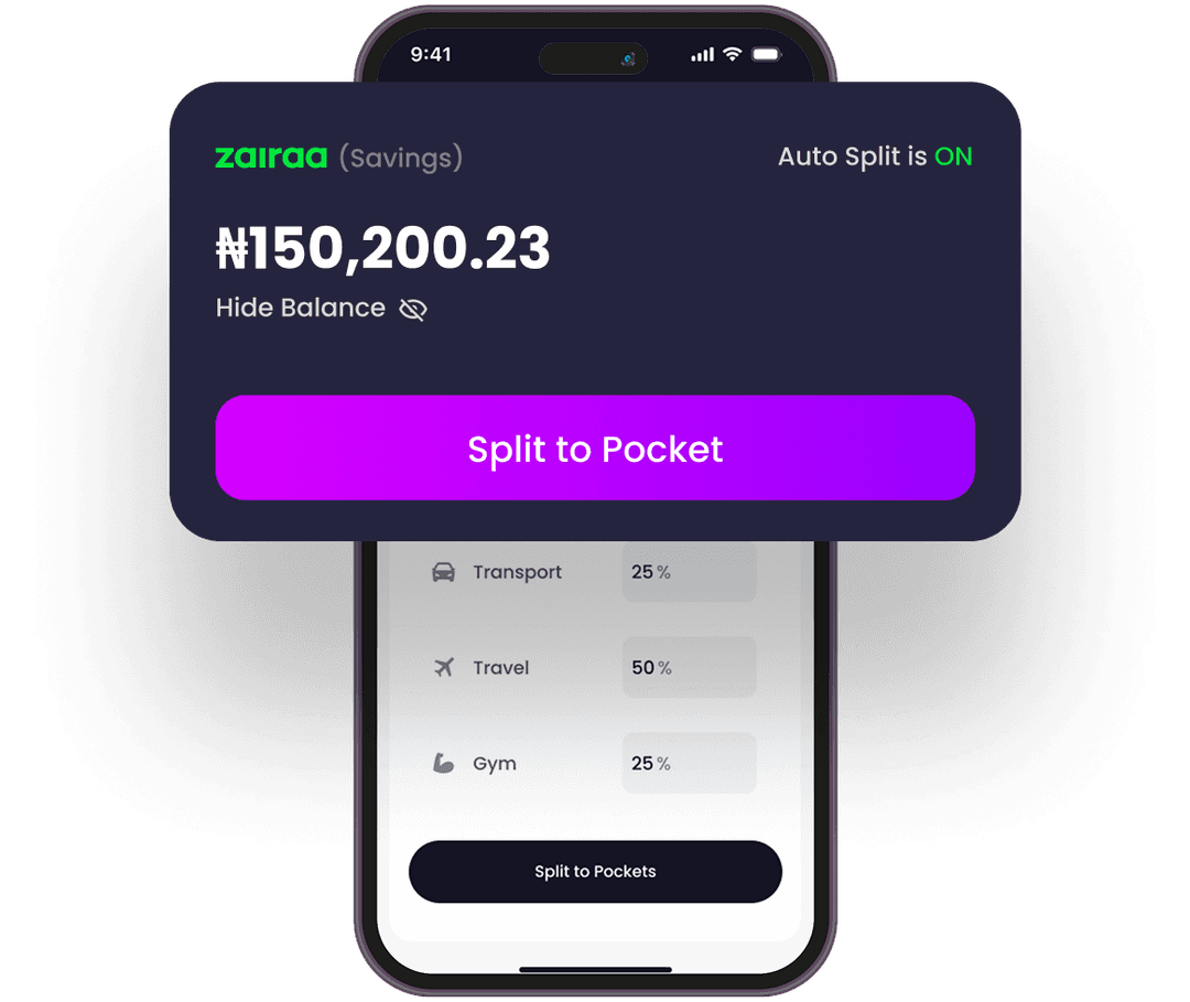 Zairaa Split to Pocket Phone Mockup