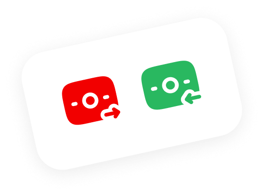 Inflow and outflow chip